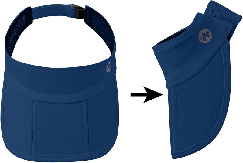 Wander Sports Sun Visor Hats Adjustable Running Golf Tennis Mesh Folding Cap for Women Men - Image 2